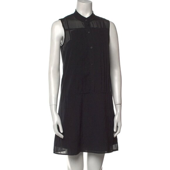 Theory Silk Mini Dress with Slip - Picture 1 of 4